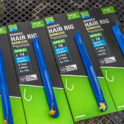 Preston GPM-B Banded Hair Rigs 10cm (4") Size 18 (8pcs) -Exporteren Vangst Now Winkel 006fc4498938655a scaled