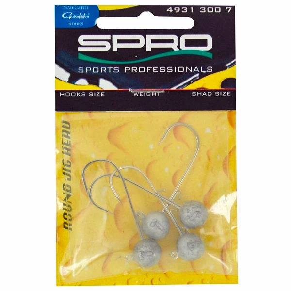 Spro Round Jig Head 1/0-7g 4pcs 1 Spro Round Jig Head 1/0-7g 4pcs