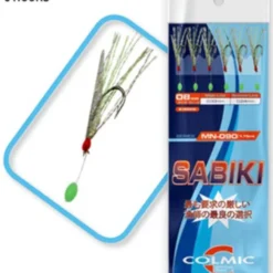 Colmic Sabiki Monoline MN-080 1,75m/0,33mm (6 X 5cm/0,24mm Hook Size 8JP)