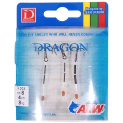 Dragon Treble Hook Stingers DRAGON Nylon Leader 4cm Hook Size 8 3 Pcs -Exporteren Vangst Now Winkel 2cec9339c57776dc