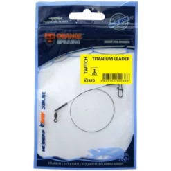 Life Orange Titanium-Leader 1 Pcs 18,1kg/40 Lb 30cm