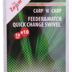 Carp Zoom Feeder&Match Quick Change Swivel #10 (10pcs)