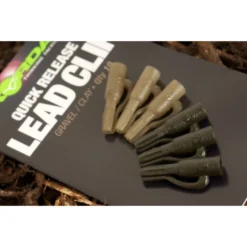 Korda Quick Release Lead Clip Gravel (10 Stuks)