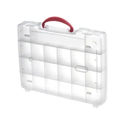 Panaro Attachable Polypropylene Tackle Box With Handle, 21 Compartments