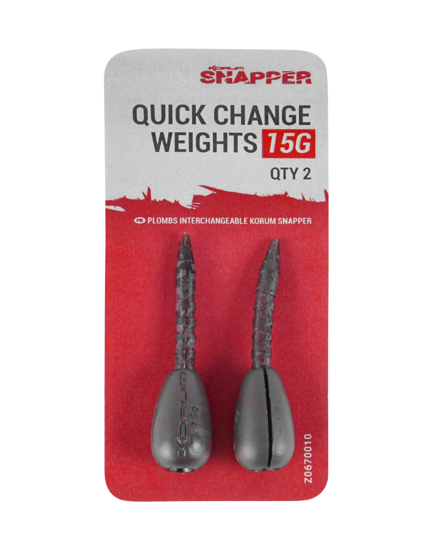 Korum Snapper Quick Change Weights 20gr (2pcs) 2 Korum Snapper Quick Change Weights 20gr (2pcs) - Afbeelding 2