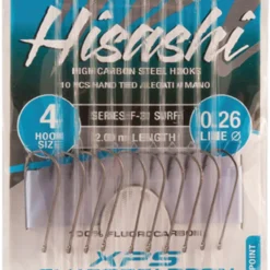 Trabucco Hisashi F-31 Surf XPS Fluorocarbon Hook Size 14 0,16mm/200cm