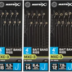 Matrix MXC-3 Size 14 Barbless / 0.165mm / 6" (15cm) / Bait Band - 8pcs