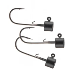 Reins NR Jig Head Size 1/0 2,7gr Matt Black (3pcs)