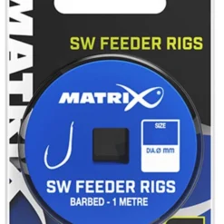 Matrix 1m SW Feeder Rigs Size 20 / 0.125 Barbed X 10