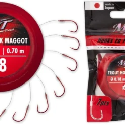 Magic Trout Trout Hook To Fluoro Carbon Maggot Forel Onderlijn Size 8 70cm (7 Stuks) -Exporteren Vangst Now Winkel cf03d3636bd34921