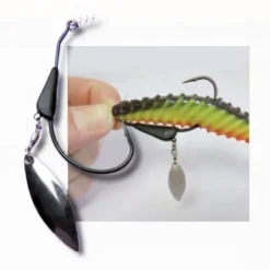 Behr Trendex Tungsten Jighead With Spinner Blade, 8g 2pcs